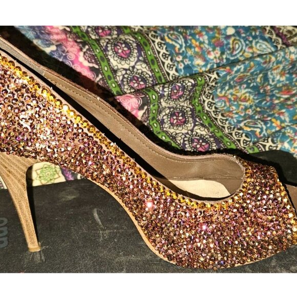 Westies Brand Heels with Peep Toes - Picture 9 of 12